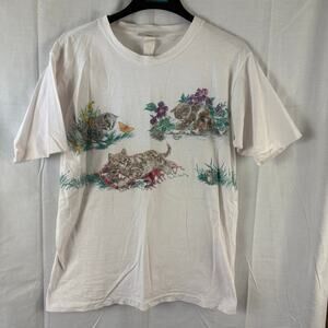 Northern Reflections Vintage Cat Kittens Single Stitch T-Shirt Medium